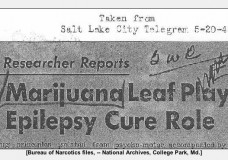 CENSORED: 1947 Cannabis Study on Epilepsy